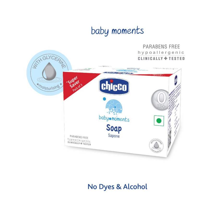Chicco Tripack Soap - 300 GM (3 * 100 GM)