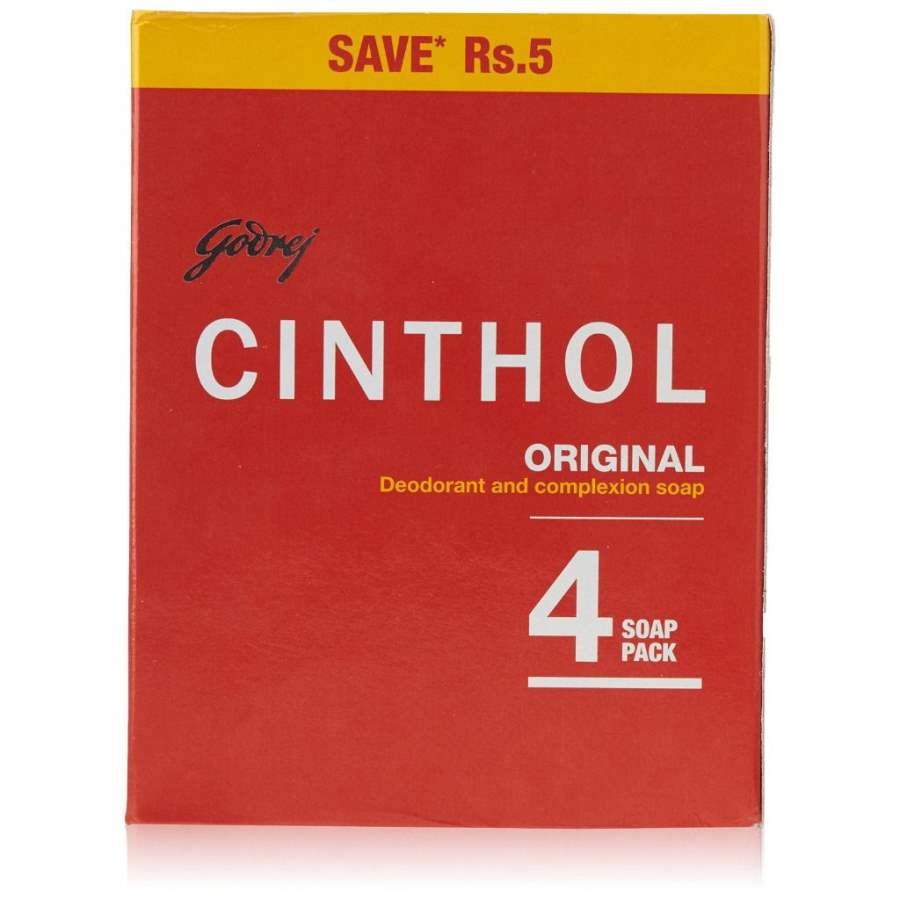 Cinthol Original Soap - 400 GM (4 * 100 GM)