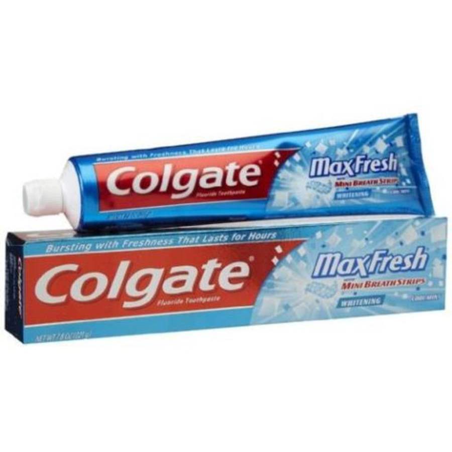 Colgate Maxfresh Blue Peppermint Ice Toothpaste - 80 GM