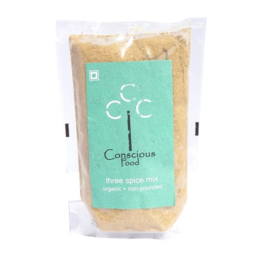 Conscious Food 3 Spice Mix ( Coriander, Cumin and Cinnamon ) - 100 GM