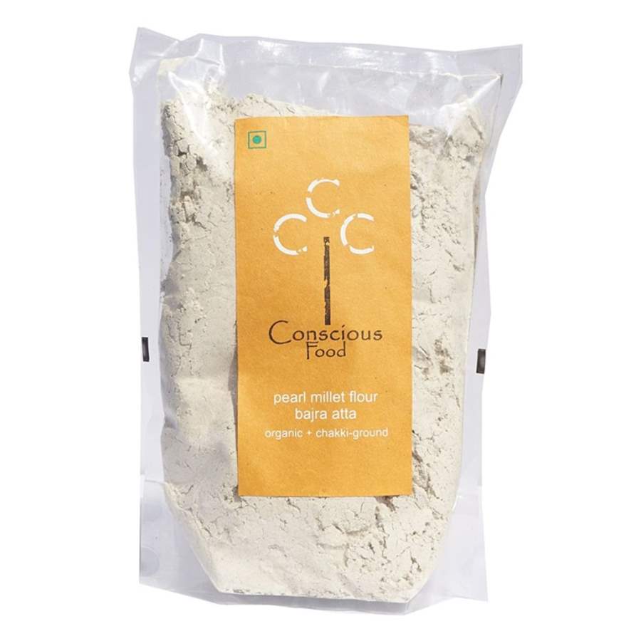 Conscious Food Pearl Millet Flour ( Bajra Atta ) - 500 GM