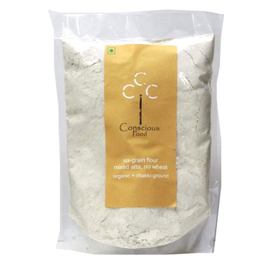 Conscious Food Six Grain Flour (Wheat - Free) - 500 GM