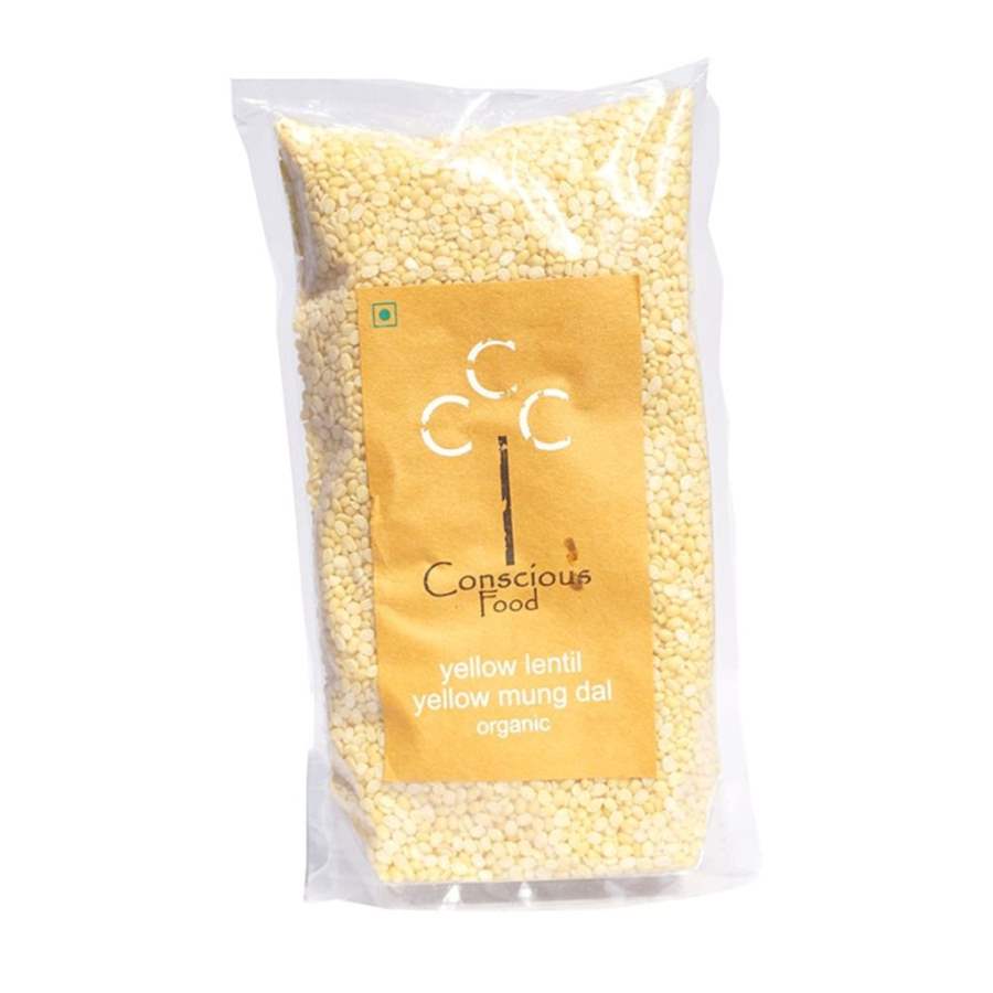 Conscious Food Yellow Lentil (Mung Dal) - 500 GM
