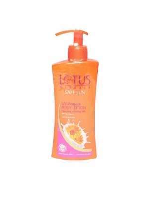 Lotus Herbals Safe Sun UV Protect Body Lotion Nourishing Whitening Milk SPF 25 PA+++ - 250 ML