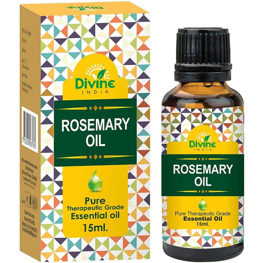 Divine India Rosemary Essential Oil - 15 ML