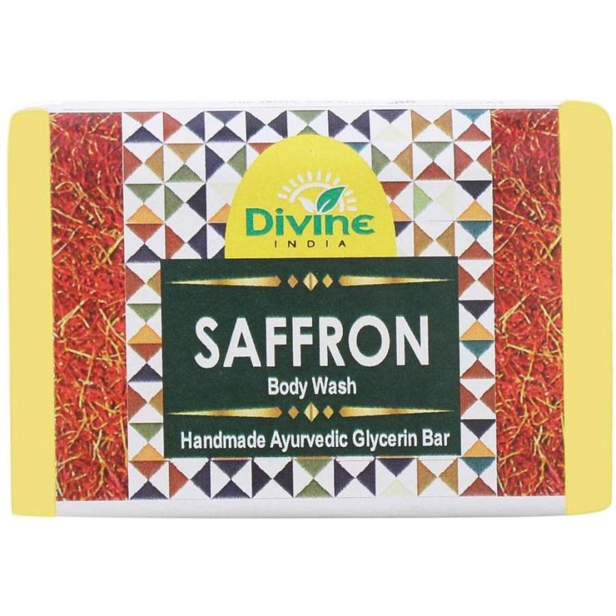Divine India Saffron Soap - 375 GM (3 * 125 GM)