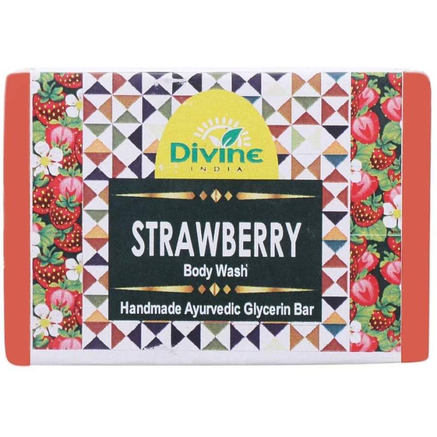 Divine India Strawberry Soap - 375 GM (3 * 125 GM)