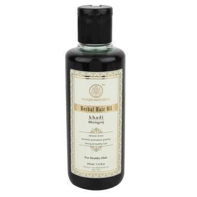 Khadi Natural Bhringraj Herbal Hair Oil - 210 ML