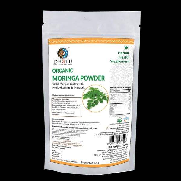 Dhatu Organics Moringa Powder - 100 GM