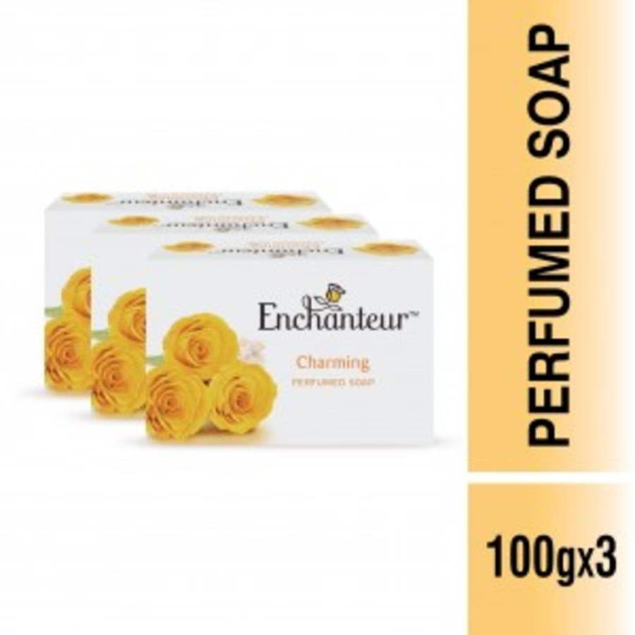 Enchanteur Charming Perfumed Soap For Women Pack Of 3 - 125 GM