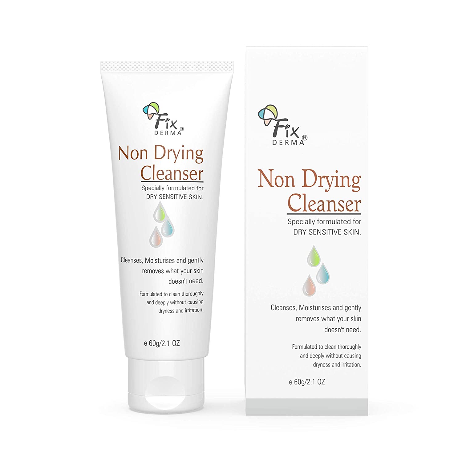 Fixderma Non Drying Face Cleanser For Dry Skin - 60 gm