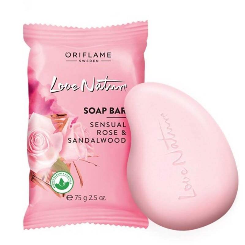 Oriflame Soap Bar Rose & Sandalwood - 75 gm