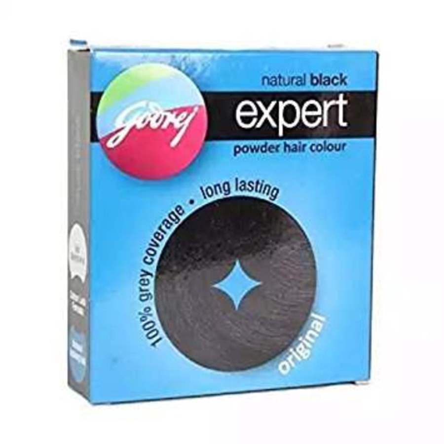 Godrej Expert Powder Hair Color Natural Black - 1 Sachet