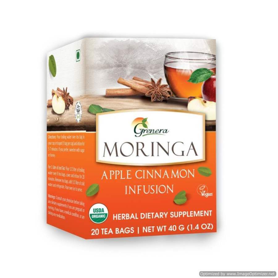 Grenera Moringa Apple Cinnamon Tea - 36 GM