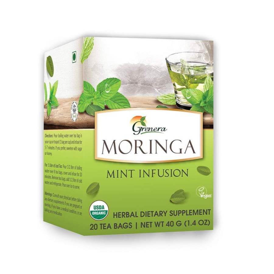 Grenera Moringa Mint Infusion - 18 Tea Bags