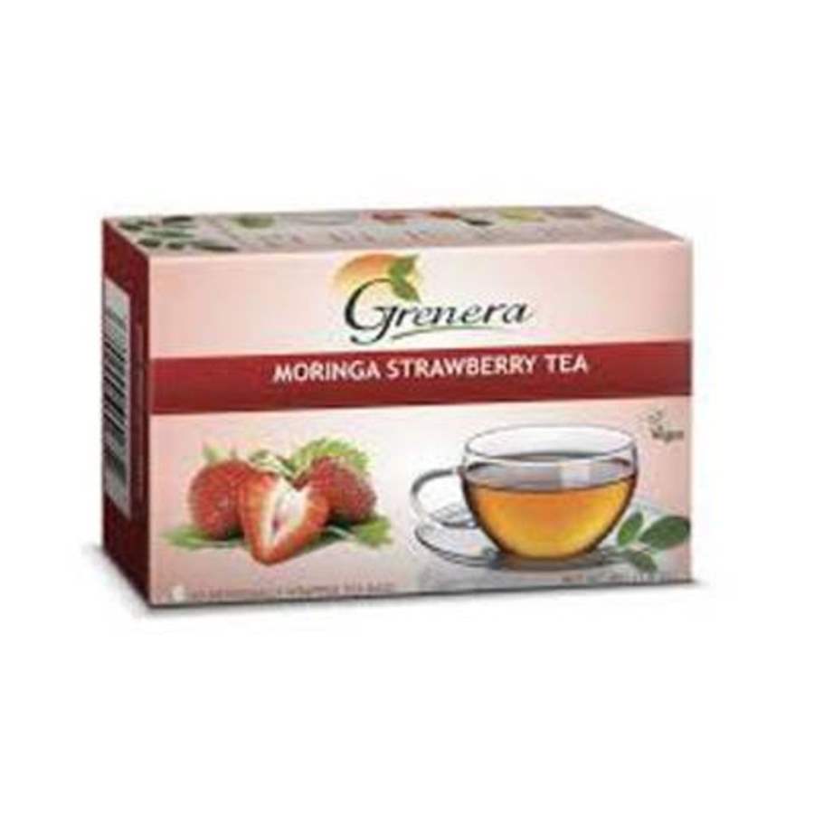 Grenera Moringa Strawberry Tea - 18 Tea Bags
