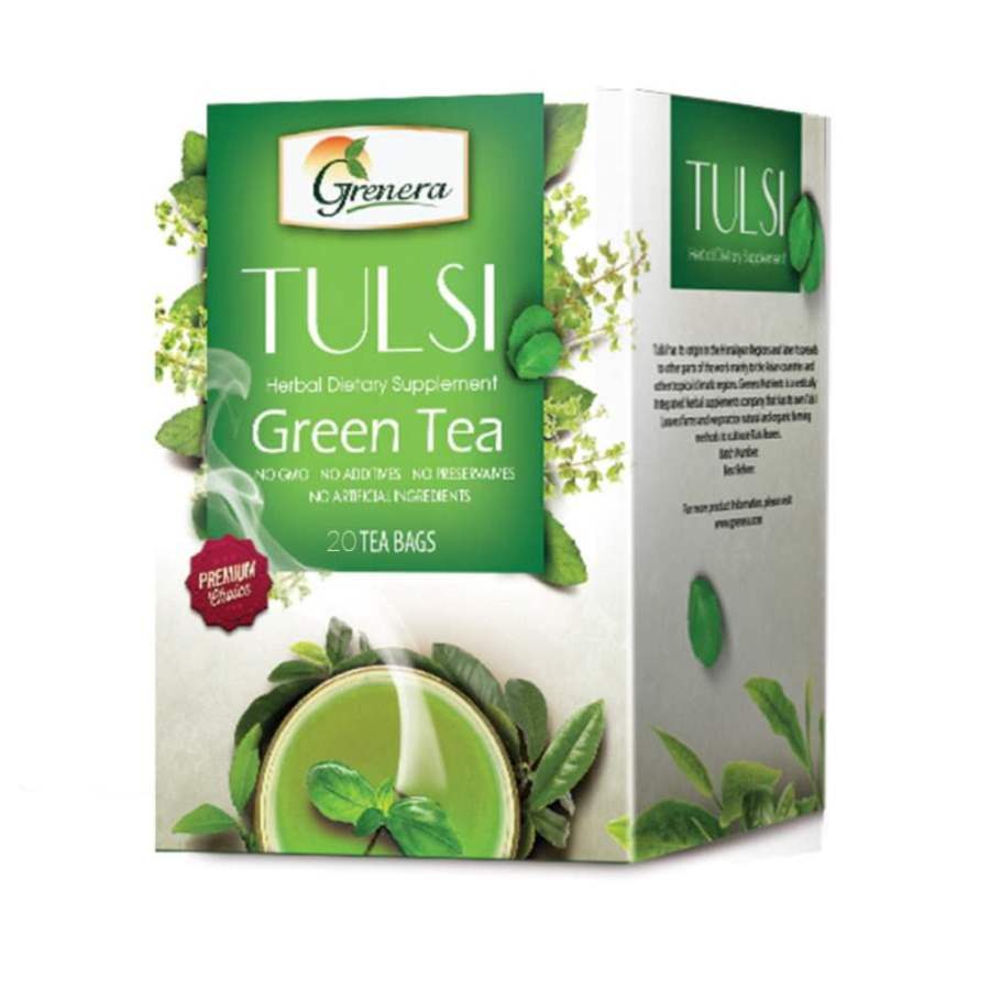 Grenera Tulsi Green Tea - 20 Tea Bags