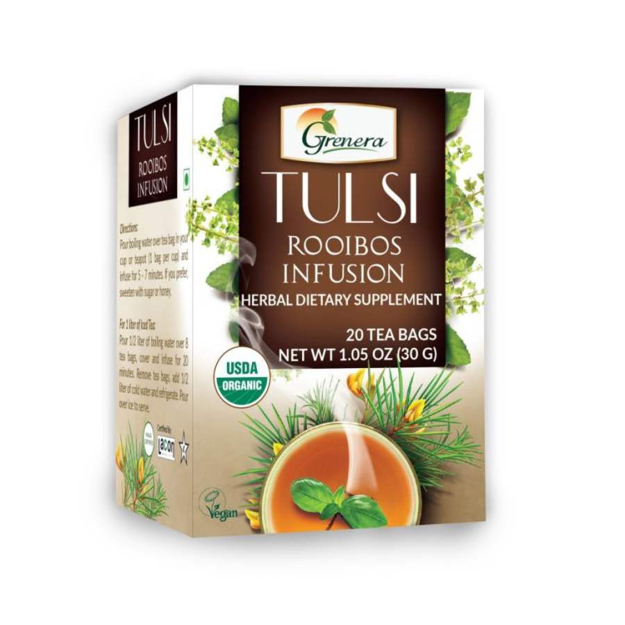 Grenera Tulsi Rooibos Infusion Tea - 20 Tea Bags