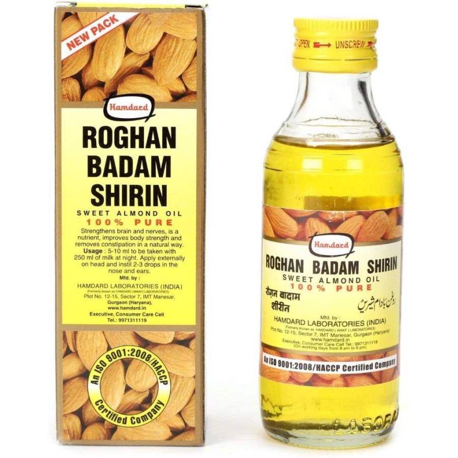 Hamdard Roghan Badam Shirin Sweet Almond Oil - 100 ML