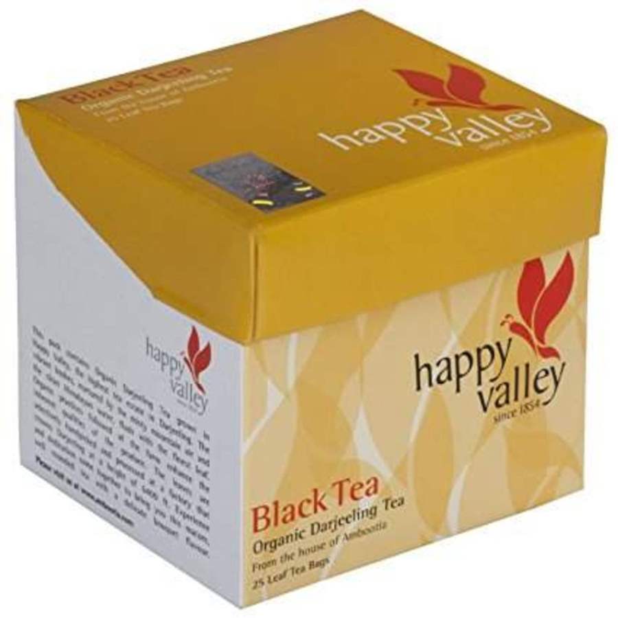 Happy Valley Darjeeling Black Tea Bags - 25 Tea Bags