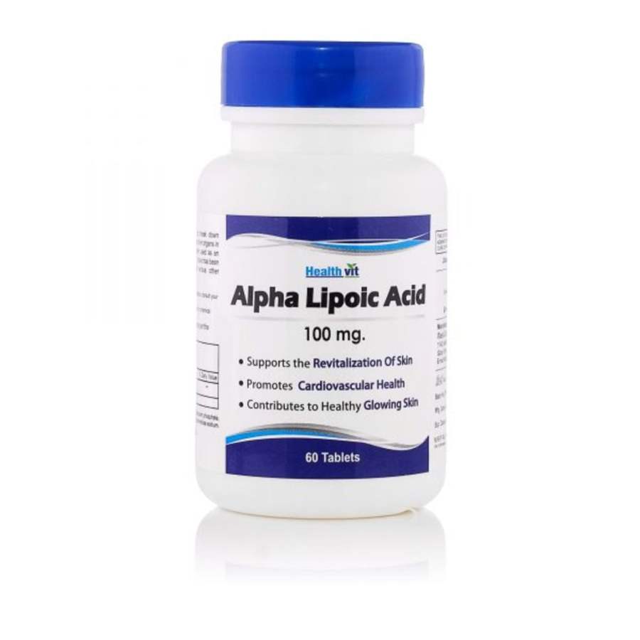 Healthvit Alpha Lipoic Acid 100 MG For Hair & Skin Care - 60 Tabs