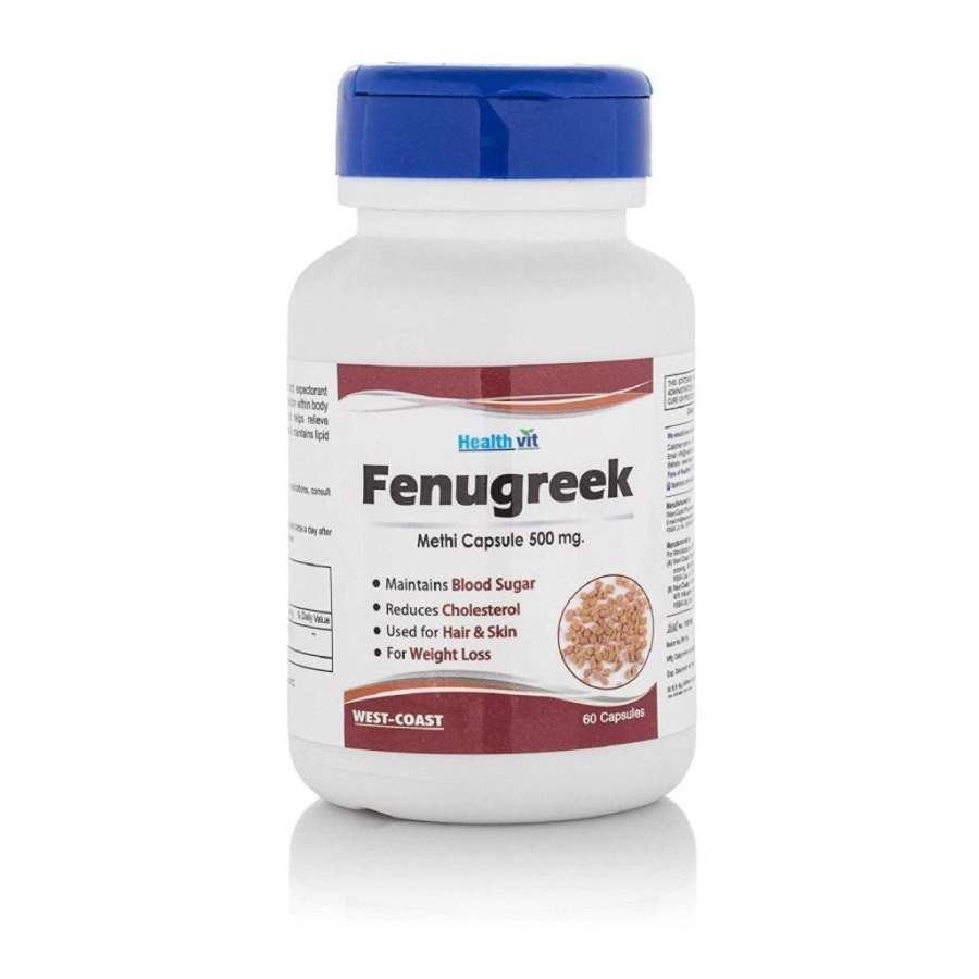 Healthvit Fenugreek Powder 500 mg - 60 Caps