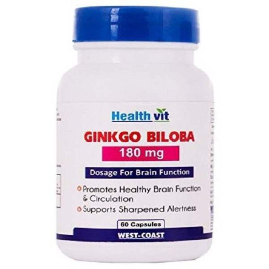 Healthvit Ginkgo Biloba 180mg - 60 Caps