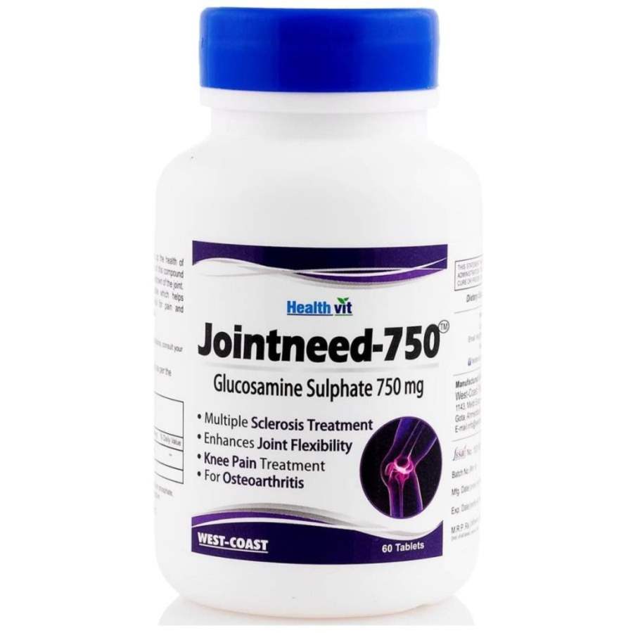 Healthvit Jointneed Glucosamine Sulphate 750 mg - 60 Tabs