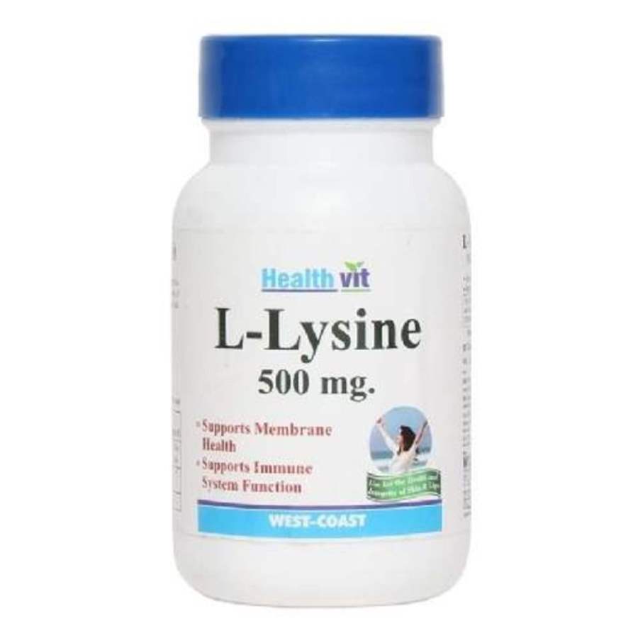 Healthvit L - Lysine Tablets - 60 Tabs