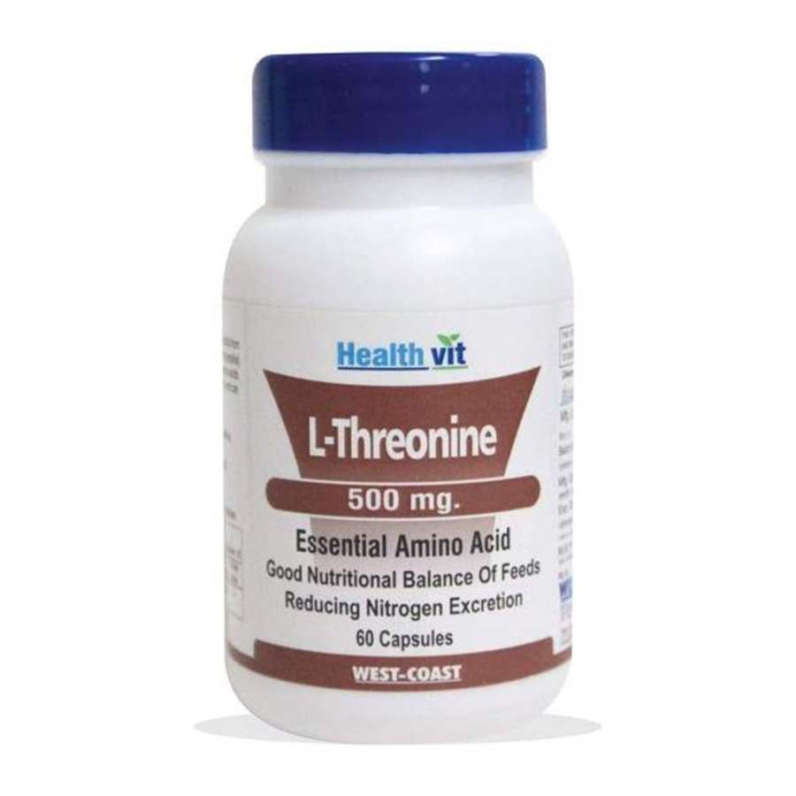Healthvit L - Threonine 500 mg - 60 Caps