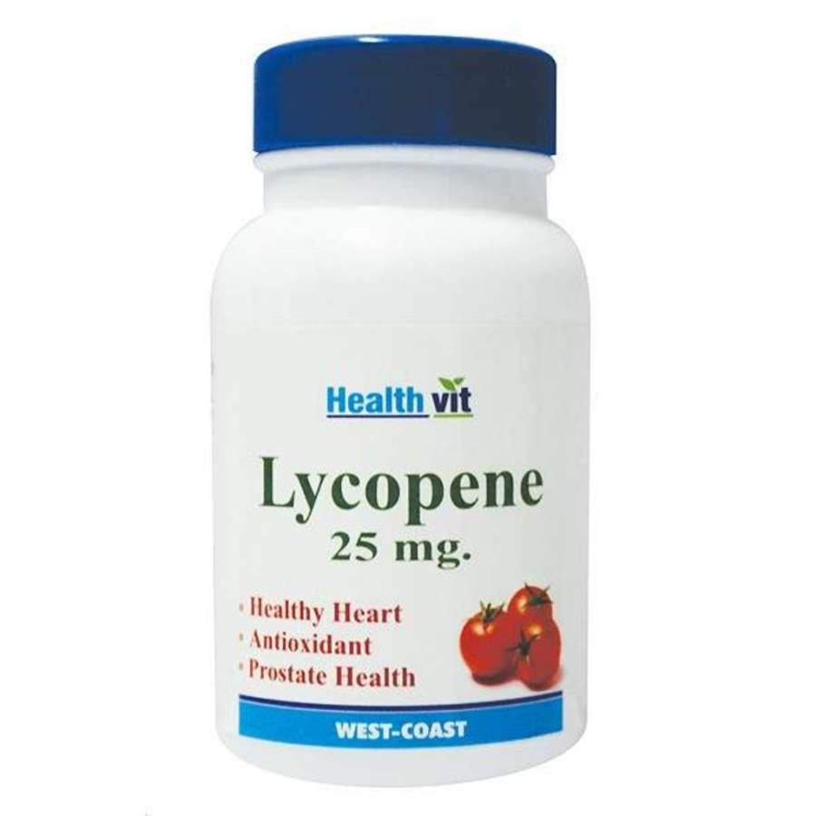 Healthvit Lycopene 25 MG for Healthy Heart - 60 Caps