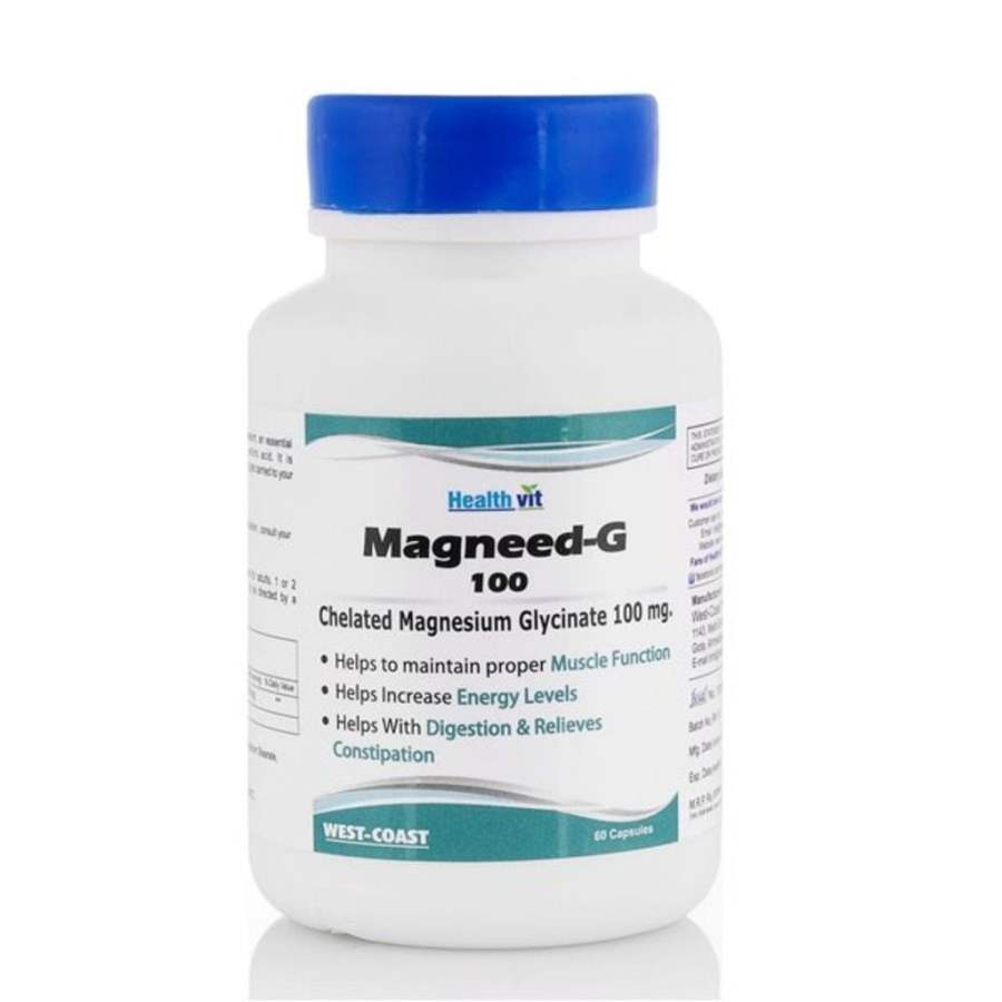 Healthvit Magnesium Gglycinate 100mg - 60 Tabs