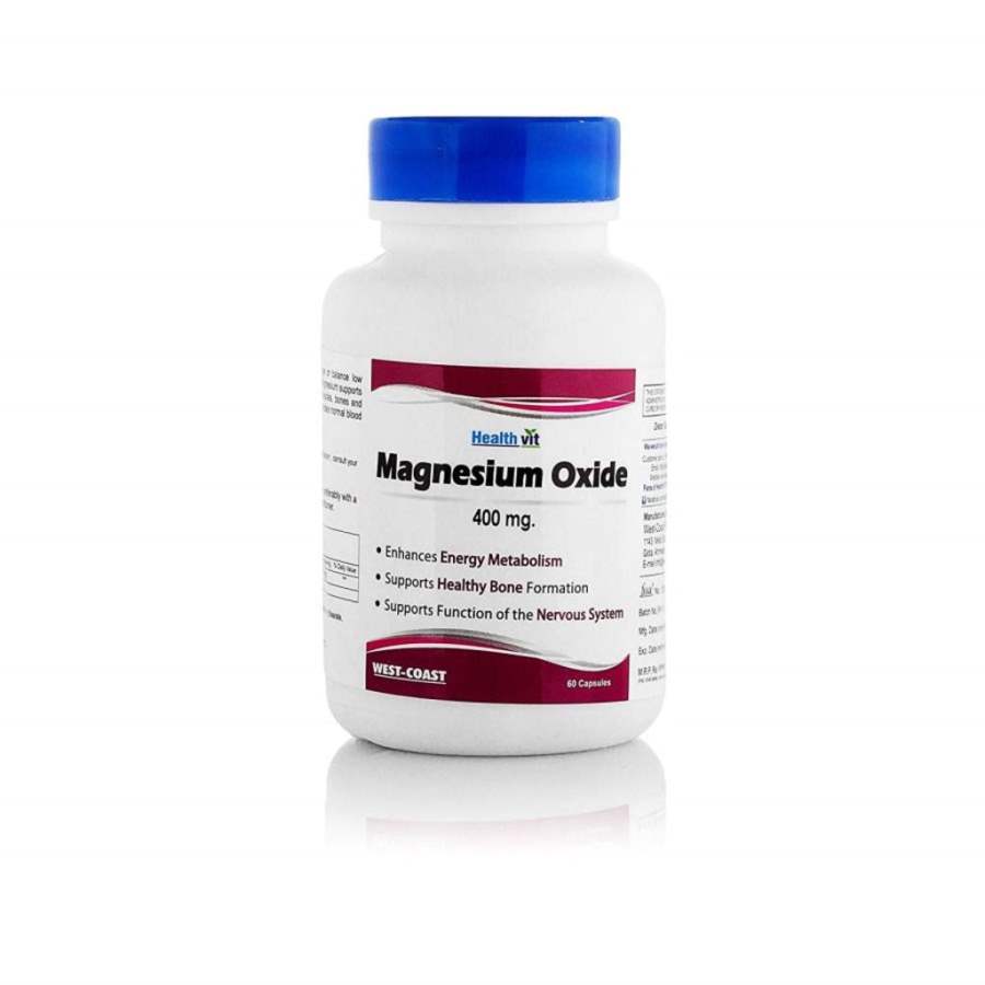 Healthvit Magnesium Oxide 400 mg - 60 Caps