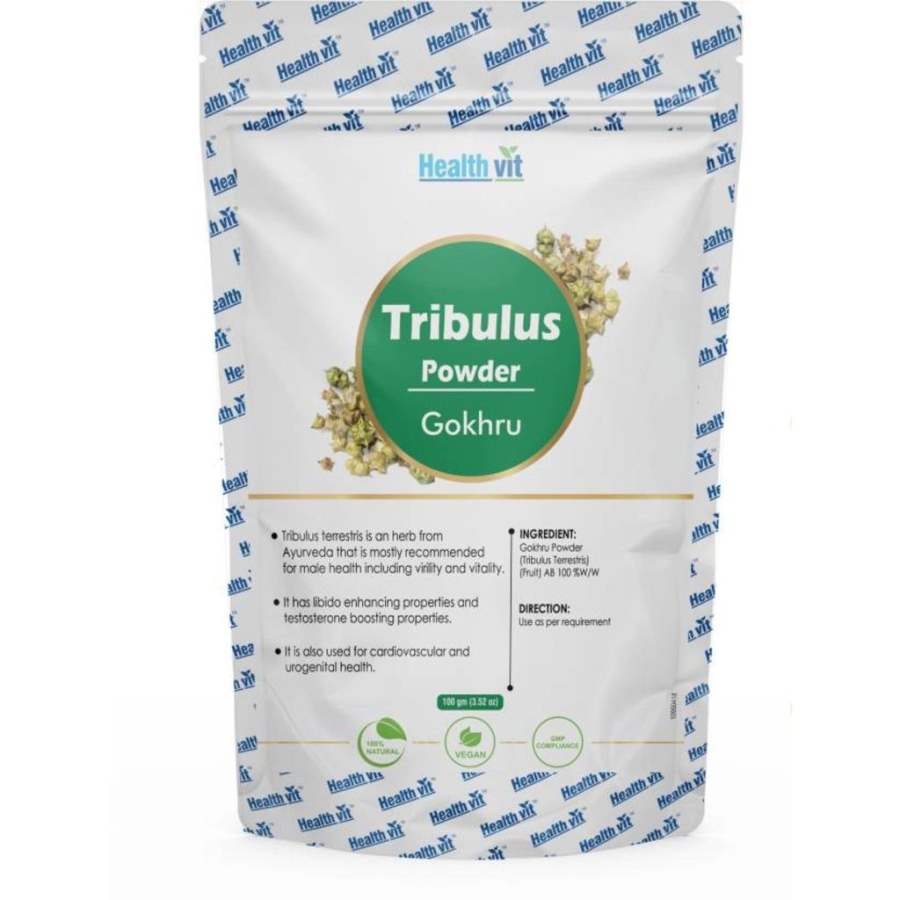 Healthvit Natural Tribulus (Gokhru) Powder - 100 GM