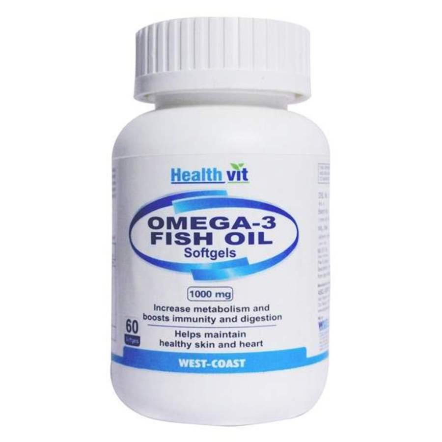 Healthvit Omega3 Fatty Acids Oil - 60 Soft Gels
