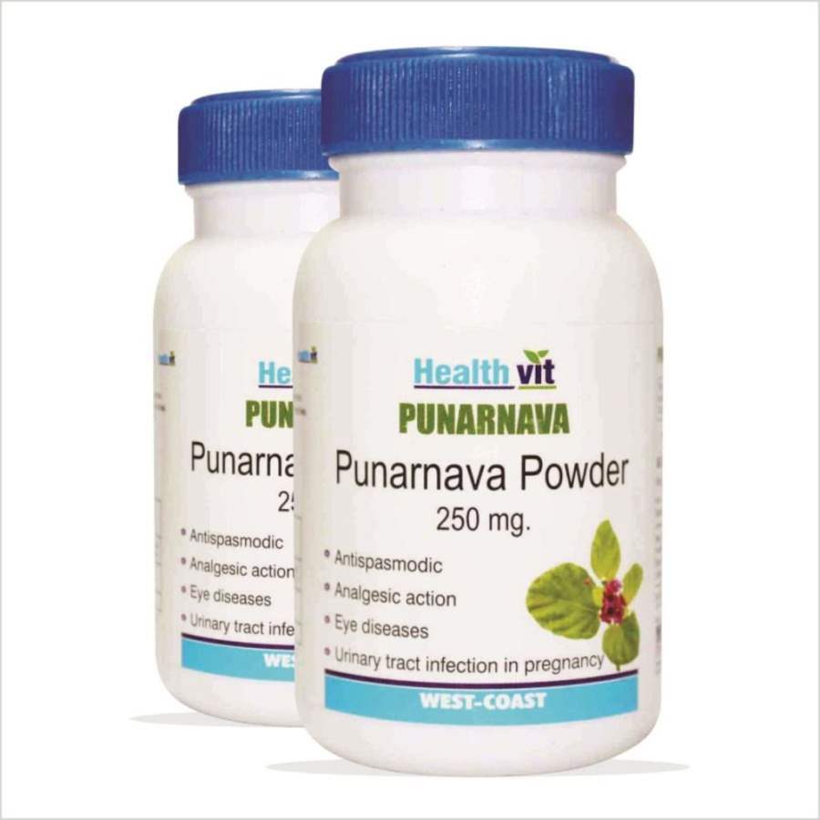 Healthvit Punarnava Powder 250 mg - 60 Caps