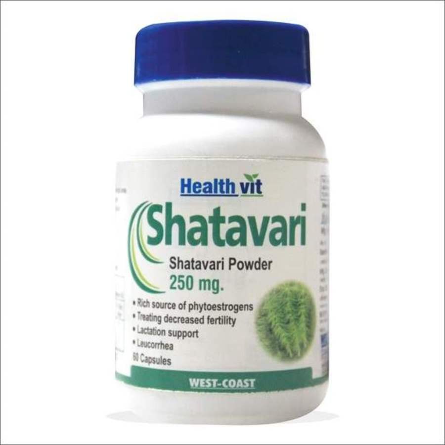 Healthvit Shatavari Powder 250 mg - 60 Caps