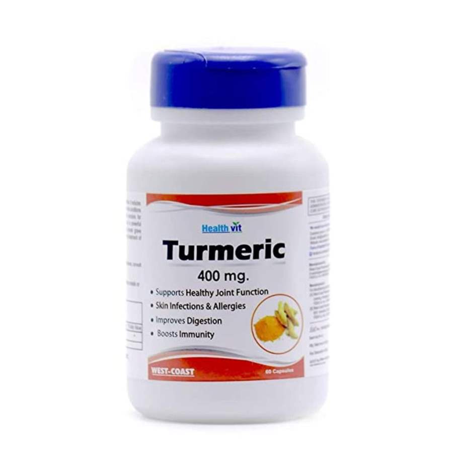 Healthvit Turmeric Powder - 120 Caps (2 * 60 Caps)