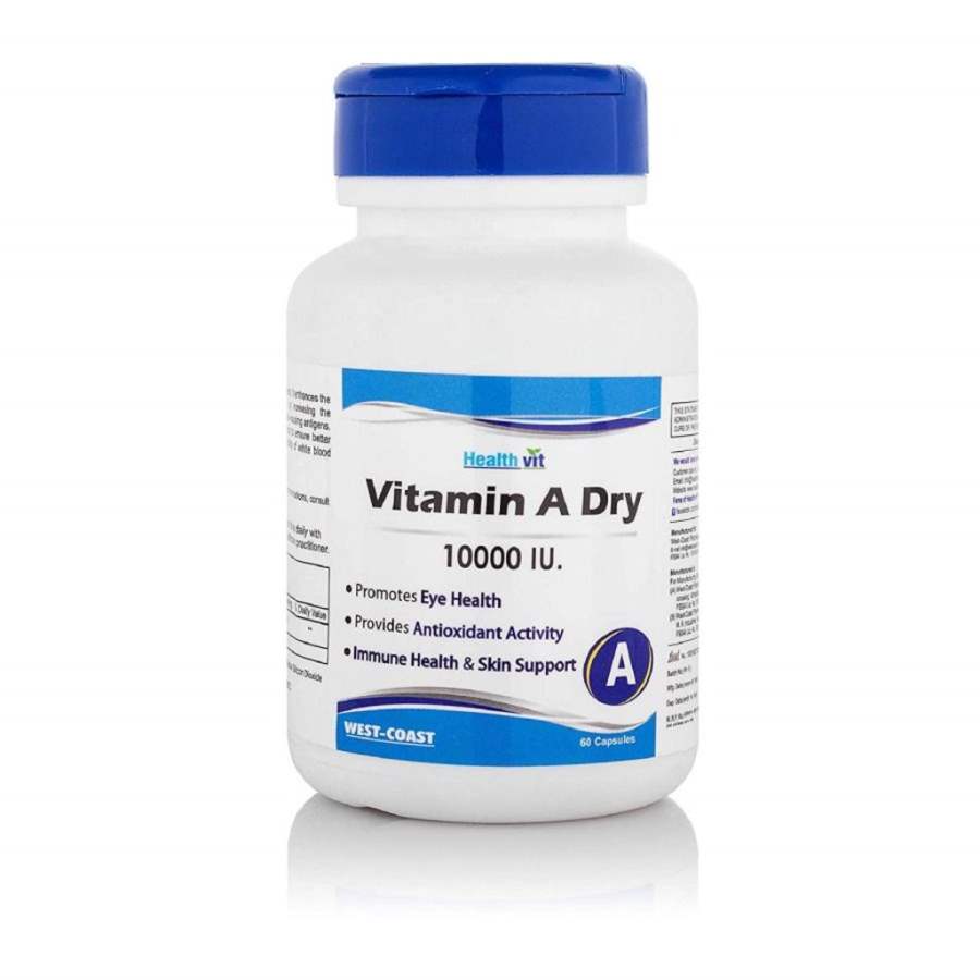 Healthvit Vitamin A Dry 10000 IU - 60 Caps