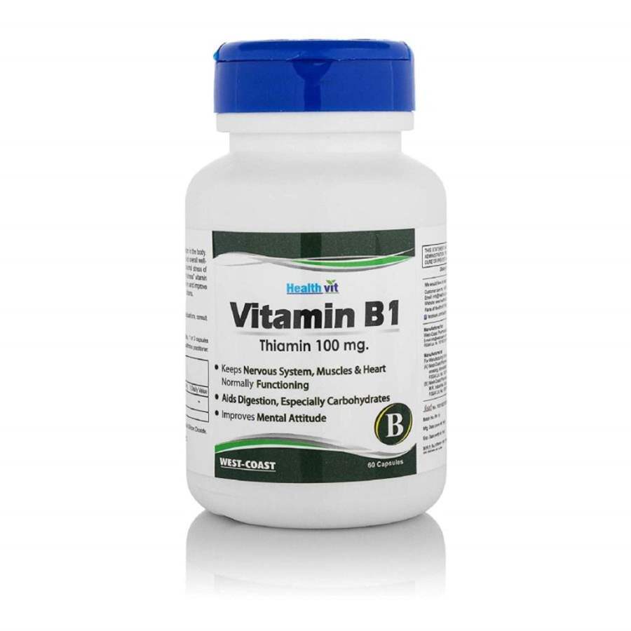 Healthvit Vitamin B1 Thiamin 100mg - 60 Caps
