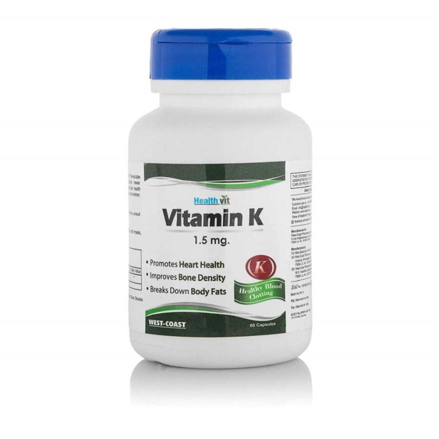 Healthvit Vitamin K 1.5 MG - 60 Caps