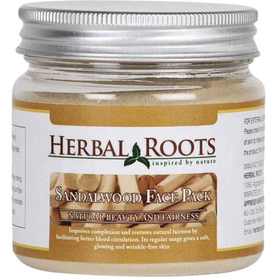 Herbal Roots Sandalwood Face Pack - 100 GM
