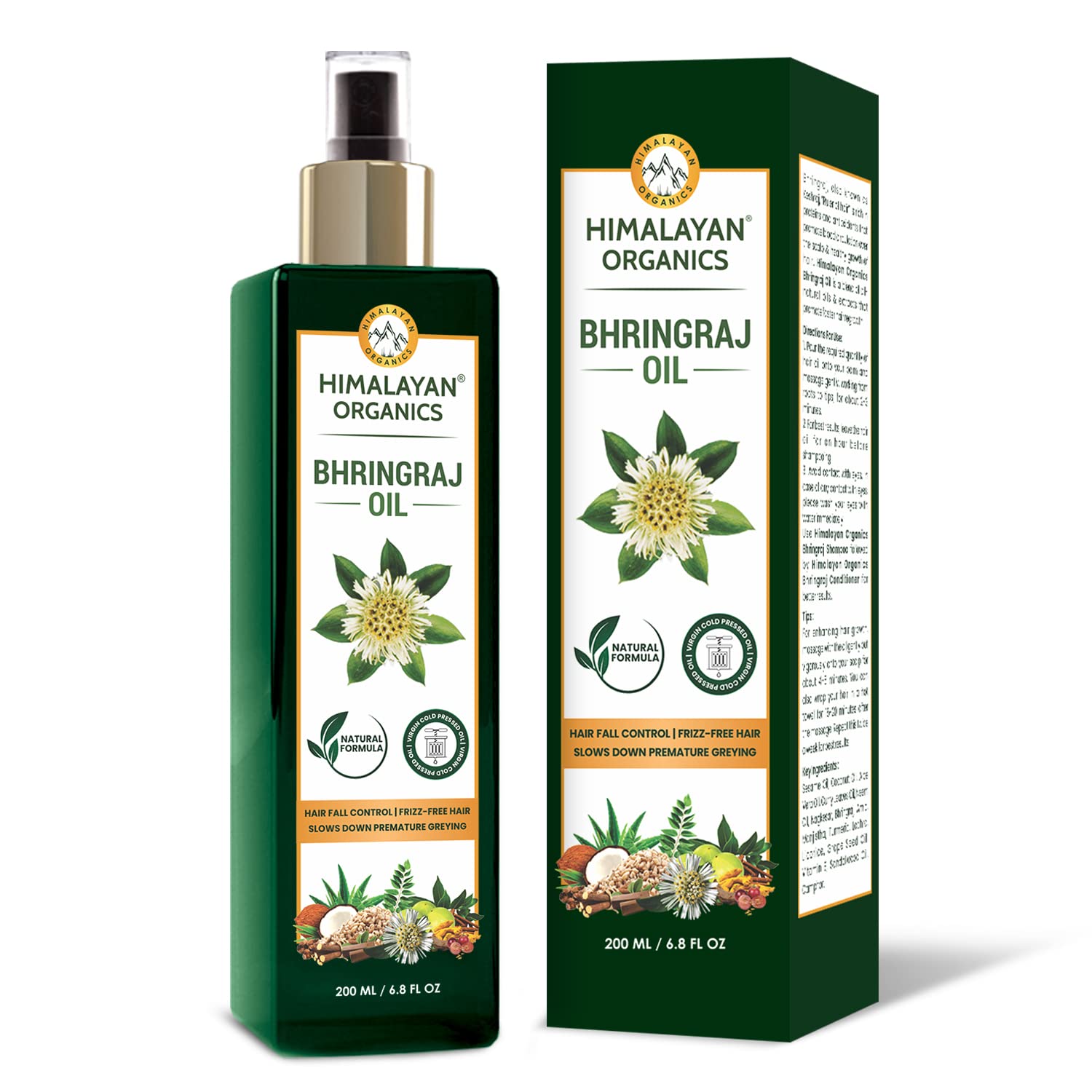 Himalayan Organics Bhringraj Oil - 200 ML