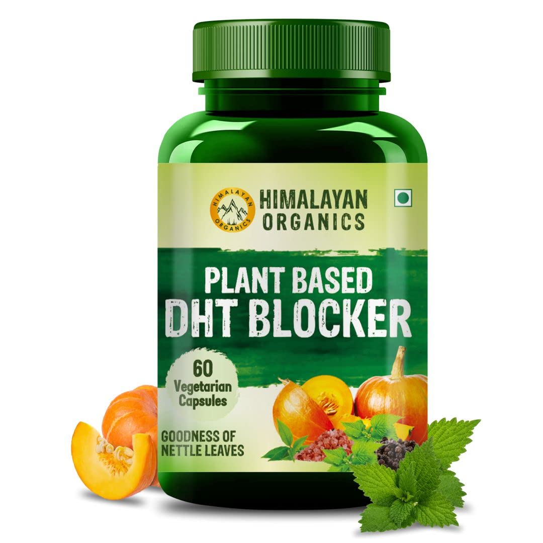Himalayan Organics Plant Based DHT Blocker Vegetarian Capsules - 60 Nos