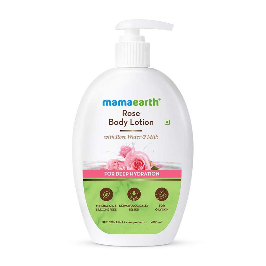 MamaEarth Rose Body Lotion with Rose Water and Milk - 400ML