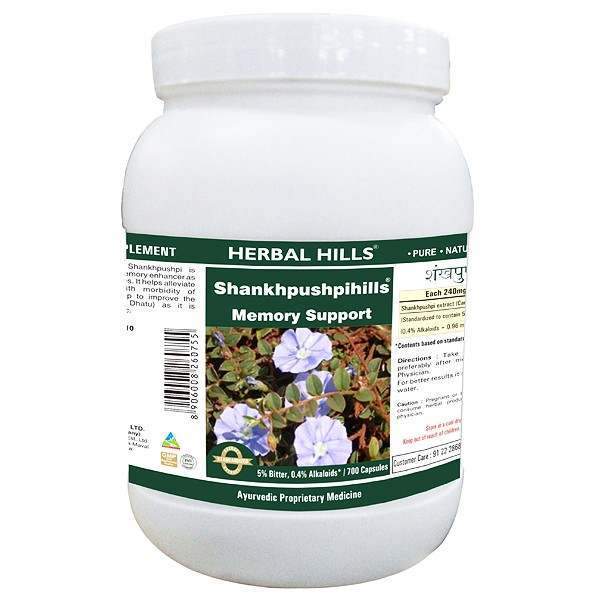 Herbal Hills Shankhapushpihills Value Pack - 700 Caps