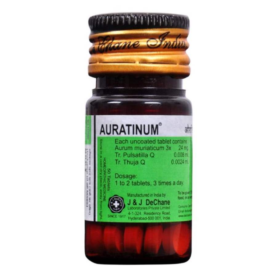 J & J Dechane Auratinum Tablets - 50 Tabs