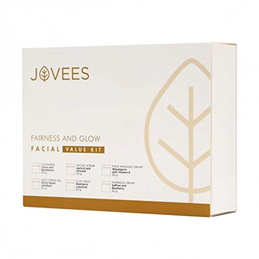 Jovees Herbals Fairness and Glow Facial Kit - 1 Kit (315 GM)