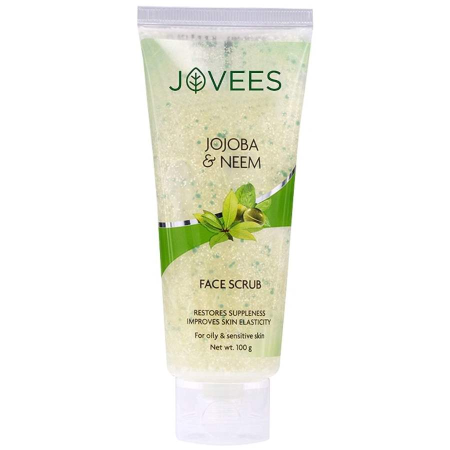 Jovees Herbals Jojoba and Neem Face Scrub - 100 GM