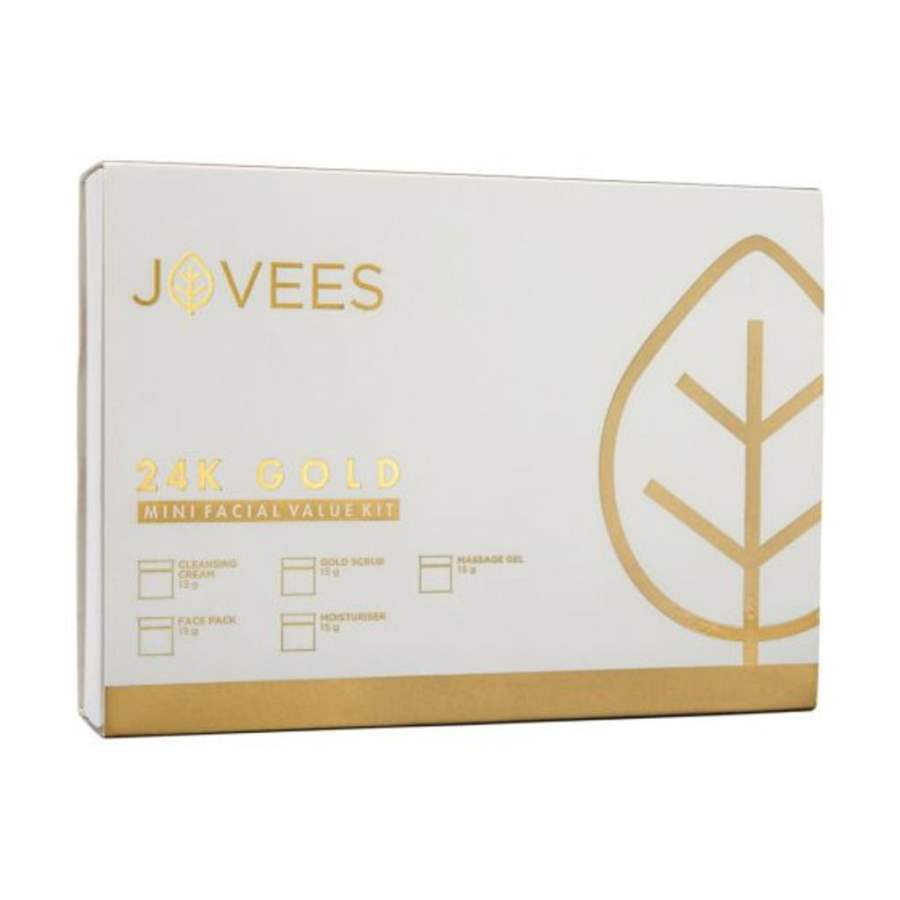 Jovees Herbals Mini 24 Carat Gold Facial Value Kit - 75 GM (5 * 15 GM)